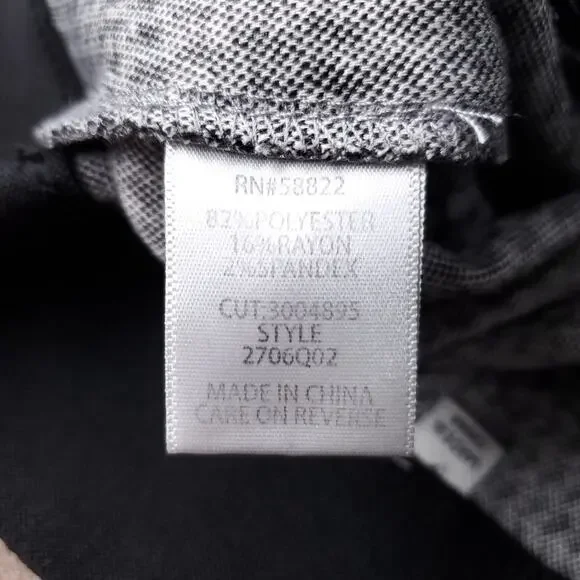 Max Studio Wide Leg Sailor Pants Houndstooth Slipon Stretch Women 28 Black White - Picture 11 of 13